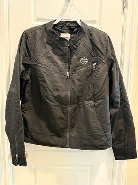 Harley-Davidson Women's Black Quilted Motorcycle Jacket